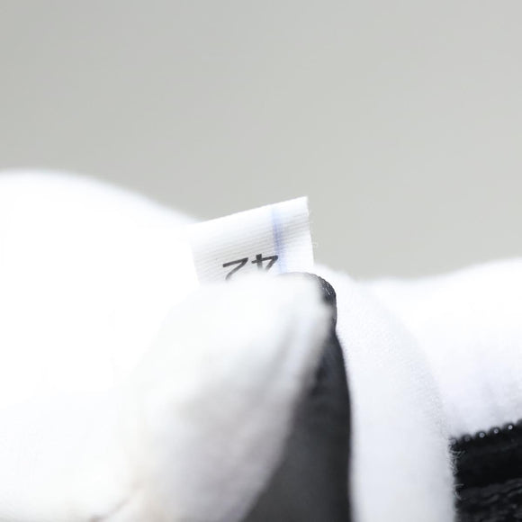 PRADA Pouch Nylon Silver Black Auth ac3814