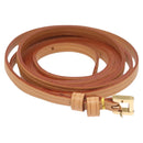 LOUIS VUITTON Strap Leather 50"" Beige LV Auth ac3819-1