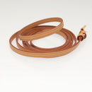 LOUIS VUITTON Strap Leather 50"" Beige LV Auth ac3819-5