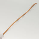 LOUIS VUITTON Strap Leather 50"" Beige LV Auth ac3819-8