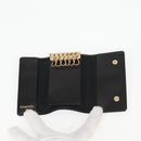 CHANEL Key Case Caviar Skin Black CC Auth ac3828M-8