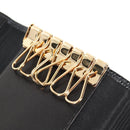 CHANEL Key Case Caviar Skin Black CC Auth ac3828M-20