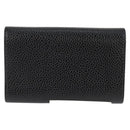 CHANEL Key Case Caviar Skin Black CC Auth ac3828M-2