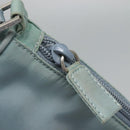 PRADA Accessory Pouch Nylon Light Blue Silver Auth ac3837-18