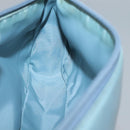 PRADA Accessory Pouch Nylon Light Blue Silver Auth ac3837-21