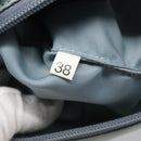 PRADA Accessory Pouch Nylon Light Blue Silver Auth ac3837-12