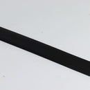 PRADA Belt Leather 35.4"" Black Silver Auth ac3838-12