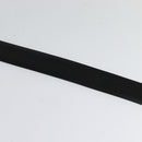 PRADA Belt Leather 35.4"" Black Silver Auth ac3838-13