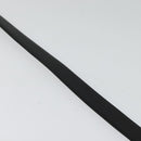 PRADA Belt Leather 35.4"" Black Silver Auth ac3838-4