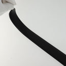 PRADA Belt Leather 35.4"" Black Silver Auth ac3838-9