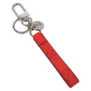 LOUIS VUITTON Taigalama Porte Cles Slim Dragonne Charm Red M77156 LV Auth ac3843-1