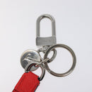 LOUIS VUITTON Taigalama Porte Cles Slim Dragonne Charm Red M77156 LV Auth ac3843-3