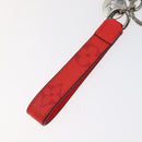 LOUIS VUITTON Taigalama Porte Cles Slim Dragonne Charm Red M77156 LV Auth ac3843-4