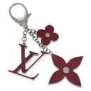 LOUIS VUITTON Epi Bijusac Fleur Deux Charm metal Red M65224 LV Auth ac3844-1