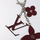 LOUIS VUITTON Epi Bijusac Fleur Deux Charm metal Red M65224 LV Auth ac3844-4