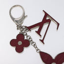 LOUIS VUITTON Epi Bijusac Fleur Deux Charm metal Red M65224 LV Auth ac3844-6