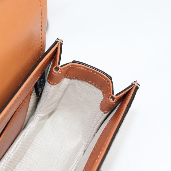 GUCCI GG Supreme Bamboo 1947 Horsebit Waist bag PVC Beige 681137 Auth ac3847M