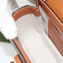 GUCCI GG Supreme Bamboo 1947 Horsebit Waist bag PVC Beige 681137 Auth ac3847M-24