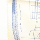 HERMES Carre 90 Scarf ""CHEVAL DE MER"" Silk Cream Auth ac3849-13