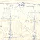 HERMES Carre 90 Scarf ""CHEVAL DE MER"" Silk Cream Auth ac3849-3