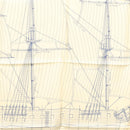 HERMES Carre 90 Scarf ""CHEVAL DE MER"" Silk Cream Auth ac3849-6