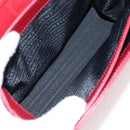 VERSACE Hand Bag Leather Red Gold Auth ac3851V-11