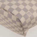 LOUIS VUITTON Damier Azur Neverfull MM Tote Bag N41605 LV Auth ac3855V-16