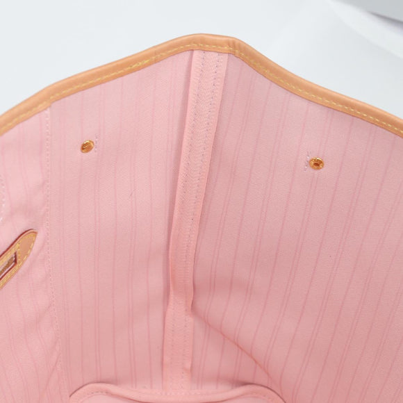 LOUIS VUITTON Damier Azur Neverfull MM Tote Bag N41605 LV Auth ac3855V