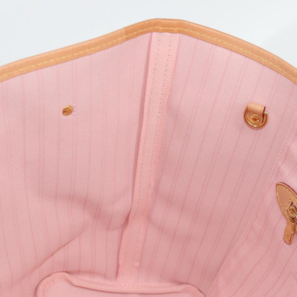 LOUIS VUITTON Damier Azur Neverfull MM Tote Bag N41605 LV Auth ac3855V