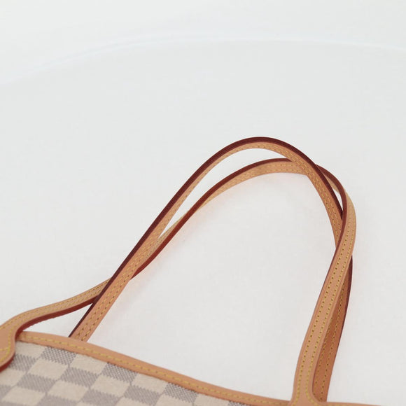LOUIS VUITTON Damier Azur Neverfull MM Tote Bag N41605 LV Auth ac3855V