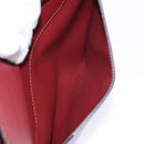 CARTIER Must Line Clutch Bag Leather Bordeaux Gold Auth ac3860-19