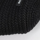 BALENCIAGA Ibiza Small Shoulder Bag Nylon Black Silver 695612 Auth ac3862M-9