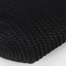 BALENCIAGA Ibiza Small Shoulder Bag Nylon Black Silver 695612 Auth ac3862M-18