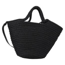 BALENCIAGA Ibiza Small Shoulder Bag Nylon Black Silver 695612 Auth ac3862M-2