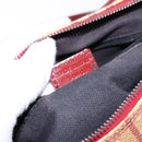 BURBERRY Nova Check Hand Bag PVC Beige Auth ac3864-12