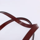 BURBERRY Nova Check Hand Bag PVC Beige Auth ac3864-8