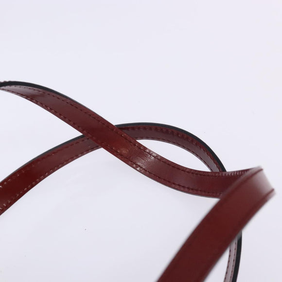 BURBERRY Nova Check Hand Bag PVC Beige Auth ac3864