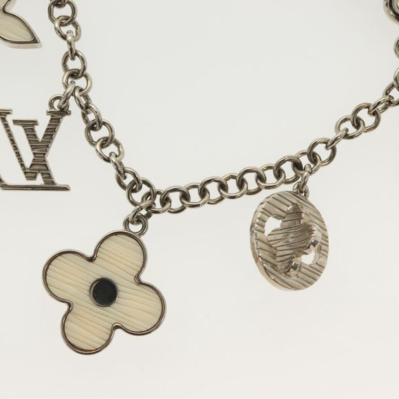 LOUIS VUITTON Bijoux Sac Chainne Fleur De Epi Bag Charm M65110 LV Auth ac3866