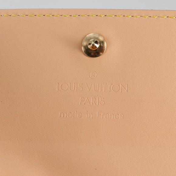 LOUIS VUITTON Multicolor Porte Monnaie Pla Coin Purse White M92657 Auth ac3869V