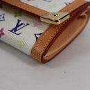 LOUIS VUITTON Multicolor Porte Monnaie Pla Coin Purse White M92657 Auth ac3869V-14