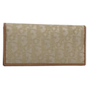 Christian Dior Trotter Canvas Long Wallet Green Auth ac3871-1