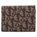 Christian Dior Trotter Canvas Wallet Black Auth ac3872-2