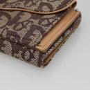 Christian Dior Trotter Canvas Wallet Black Auth ac3872-7