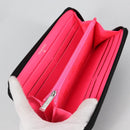 CHANEL Cambon Line Matelasse Long Wallet Leather Black CC Auth ac3874M-8