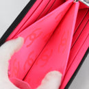CHANEL Cambon Line Matelasse Long Wallet Leather Black CC Auth ac3874M-9