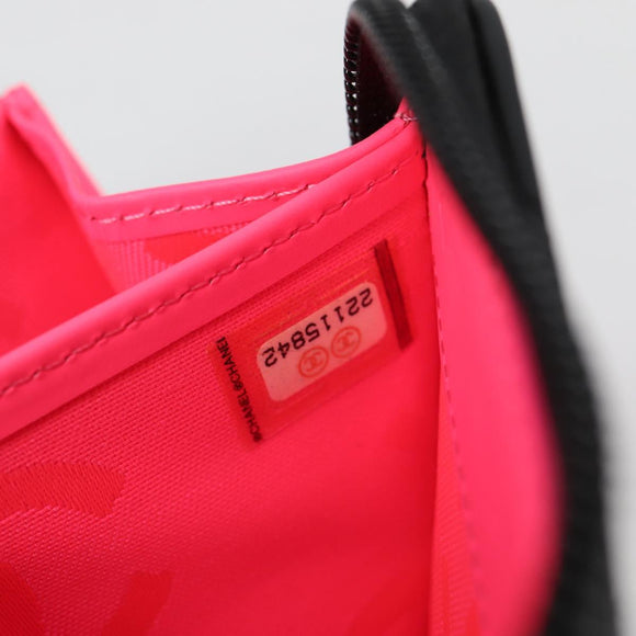 CHANEL Cambon Line Matelasse Long Wallet Leather Black CC Auth ac3874M