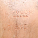 GUCCI Pumps Leather Gold Auth ac3875-22