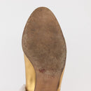 GUCCI Pumps Leder Gold Auth ac3875-29
