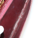 CARTIER Must Line Chain Bag Leather 2Set Bordeaux Auth ac3876-10