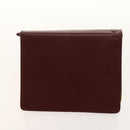 CARTIER Must Line Chain Bag Leather 2 Set Bordeaux Auth ac3876-12